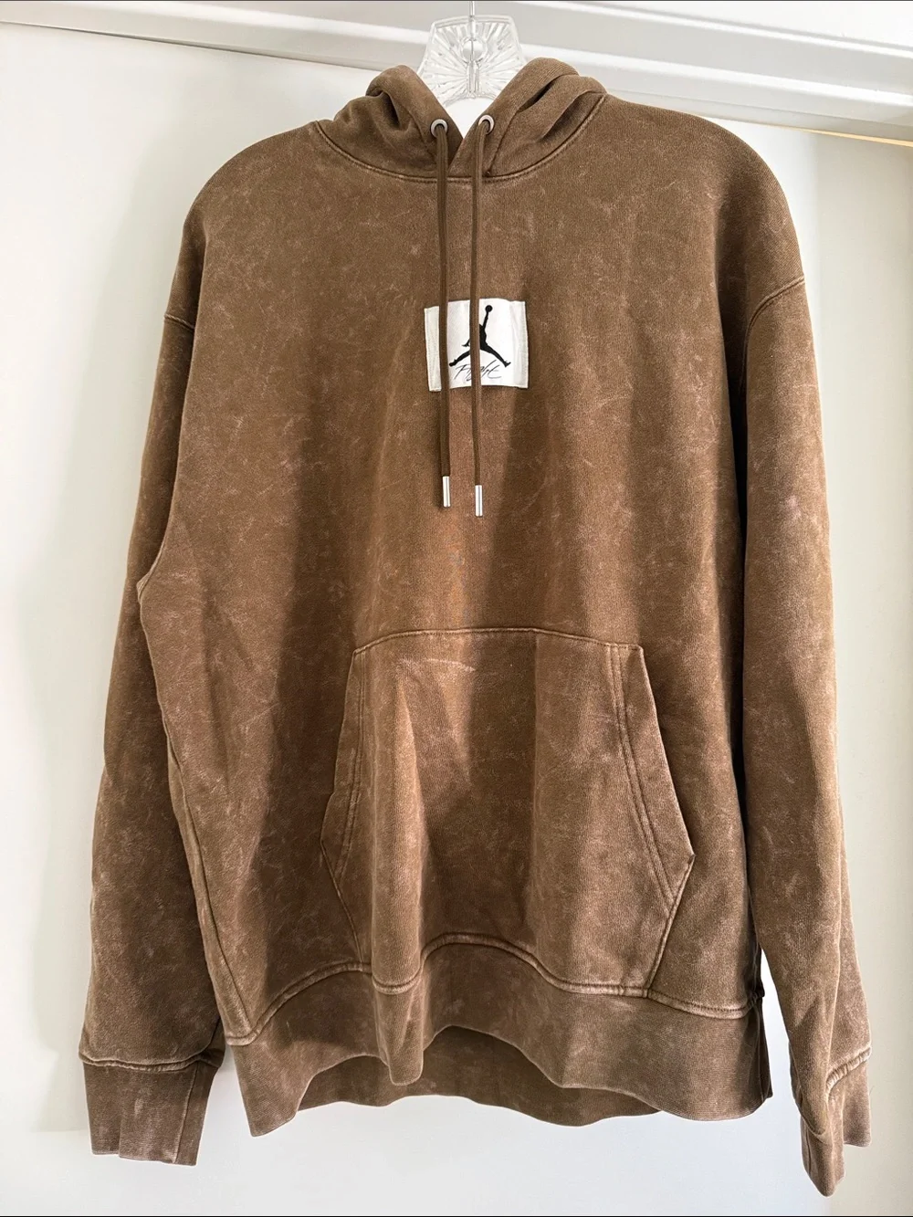 Jordan Brown Mineral Wash Pullover Hoodie